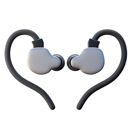 Moniteur d'oreille  3D Icon