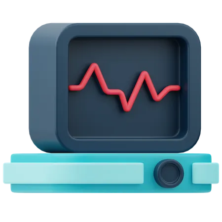 Moniteur ECG  3D Icon