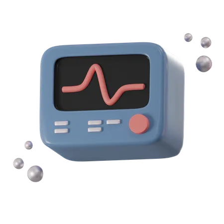 Moniteur ECG  3D Icon