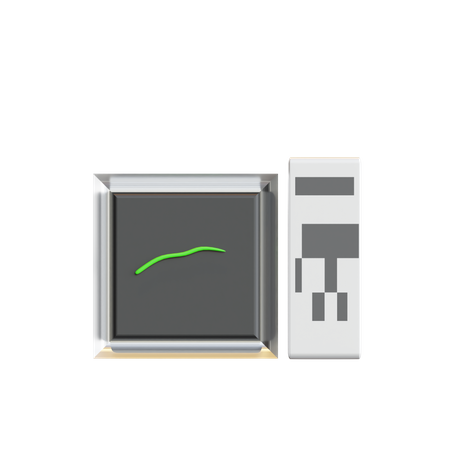 Moniteur ECG  3D Icon