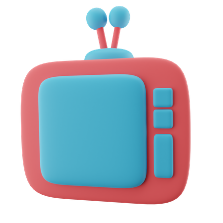 Moniteur de télévision  3D Icon