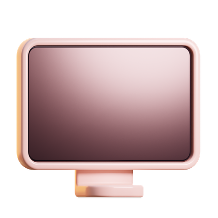 Monitor  3D Icon