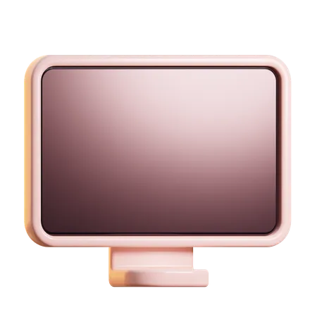 Monitor  3D Icon