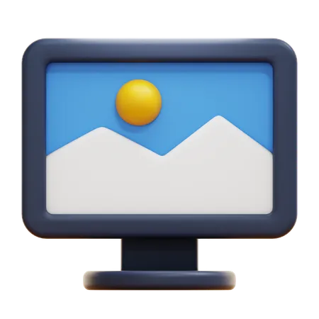 MONITOR  3D Icon