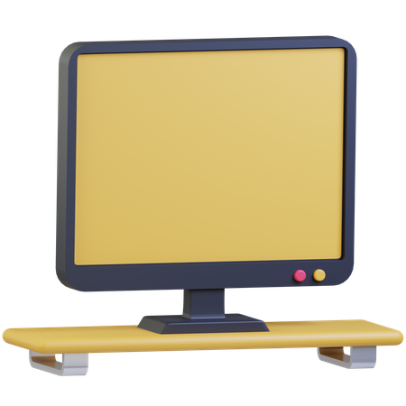 Monitor  3D Icon