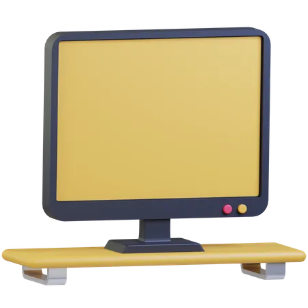 Monitor  3D Icon