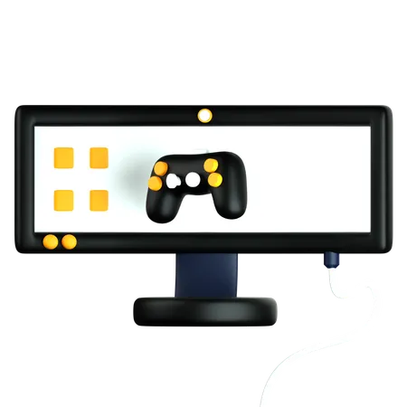 Monitor  3D Icon