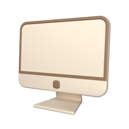 Monitor  3D Icon