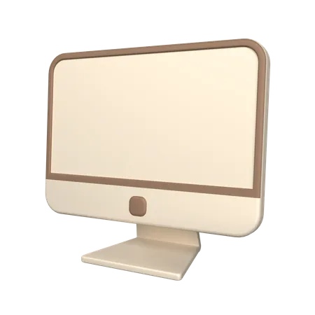 Monitor  3D Icon