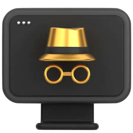 Monitor  3D Icon