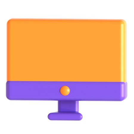 Monitor  3D Icon