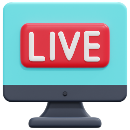 Monitor  3D Icon