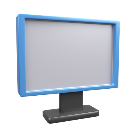 Monitor  3D Icon