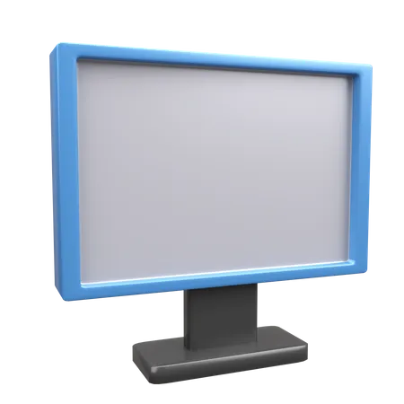 Monitor  3D Icon