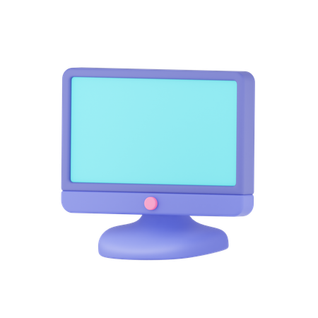 Monitor  3D Icon