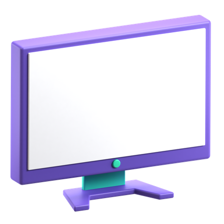 Monitor  3D Icon