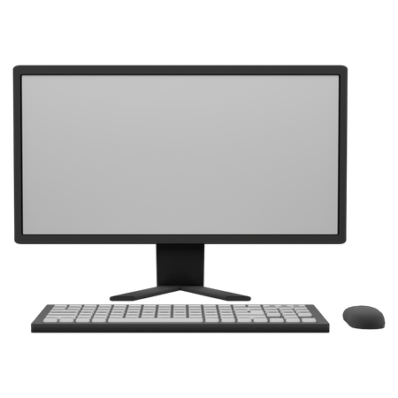 Monitor  3D Icon