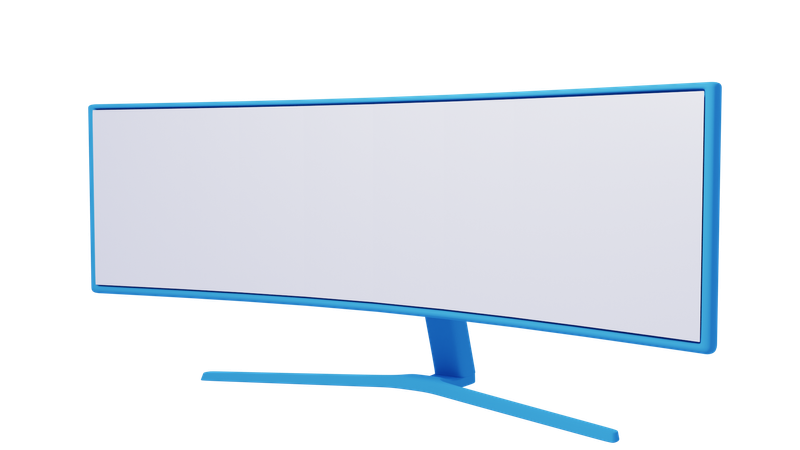 Monitor  3D Icon