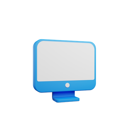 Monitor  3D Icon