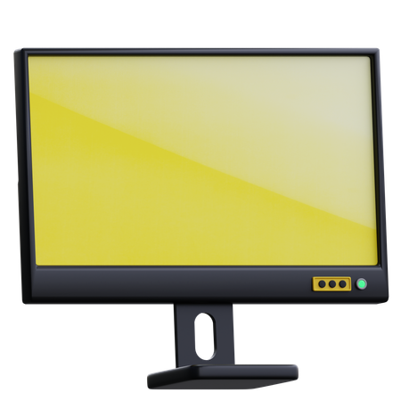 Monitor  3D Icon