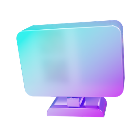 Monitor  3D Icon