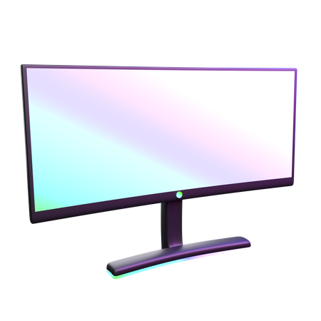 Monitor  3D Icon