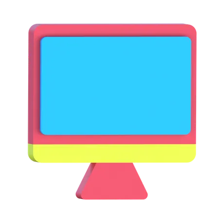 Monitor  3D Icon