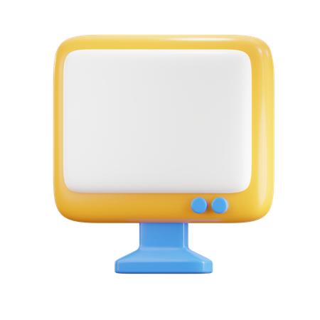 Monitor  3D Icon