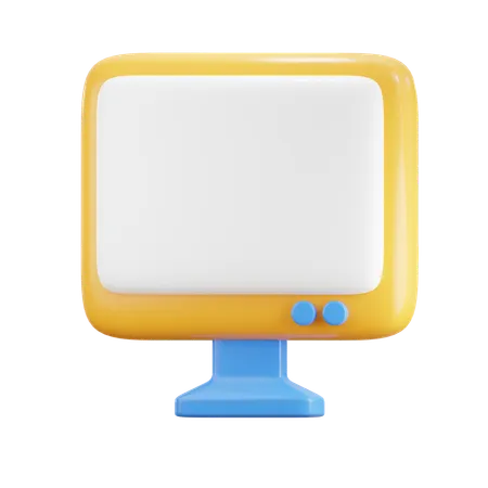 Monitor  3D Icon