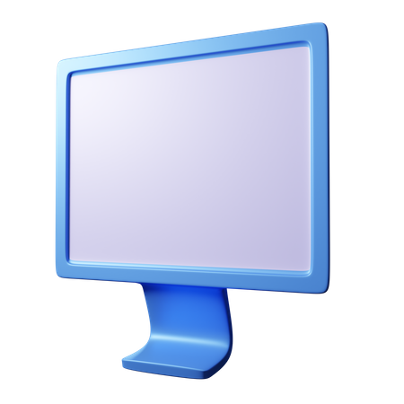 Monitor  3D Icon