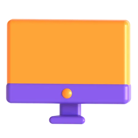 Monitor  3D Icon