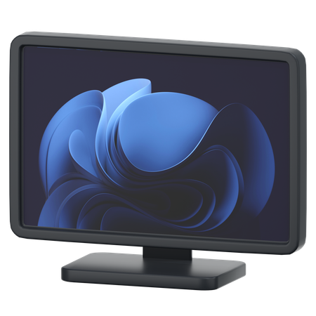 Monitor  3D Icon