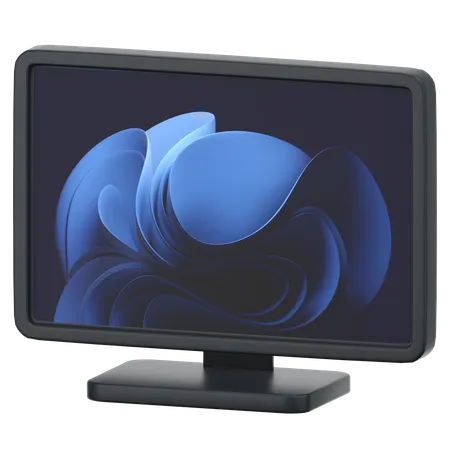 Monitor  3D Icon