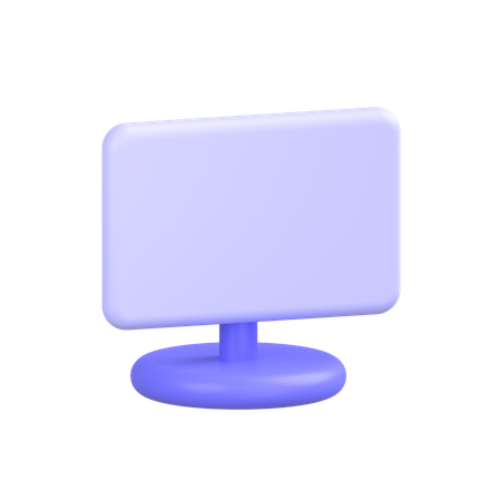 Monitor  3D Icon