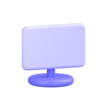 Monitor  3D Icon