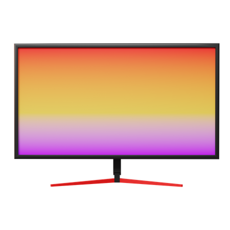 Monitor  3D Icon