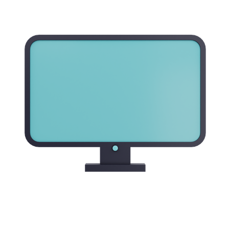 Monitor  3D Icon