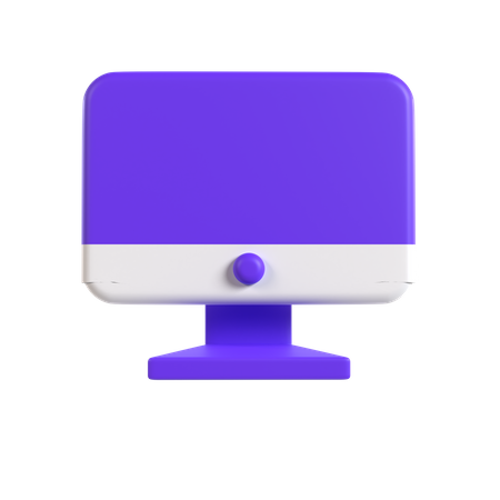 Monitor  3D Icon