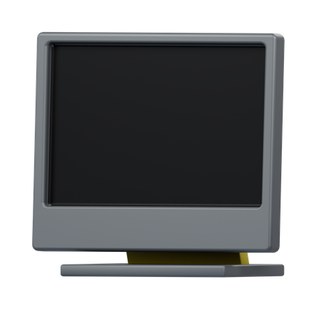 Monitor  3D Icon