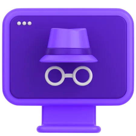 Monitor  3D Icon