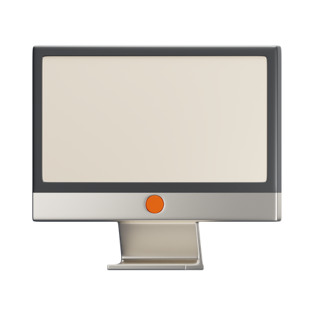 Monitor  3D Icon