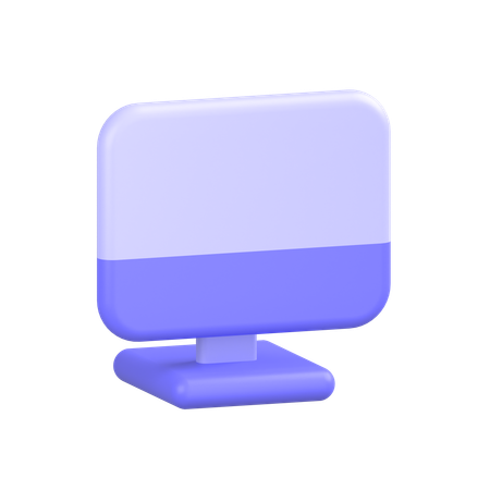 Monitor  3D Icon