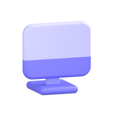 Monitor  3D Icon