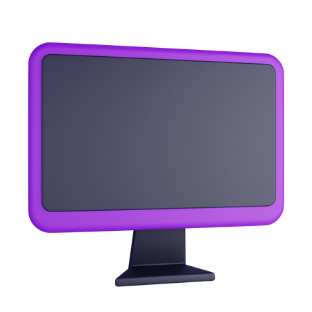 Monitor  3D Icon