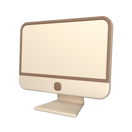 Monitor  3D Icon