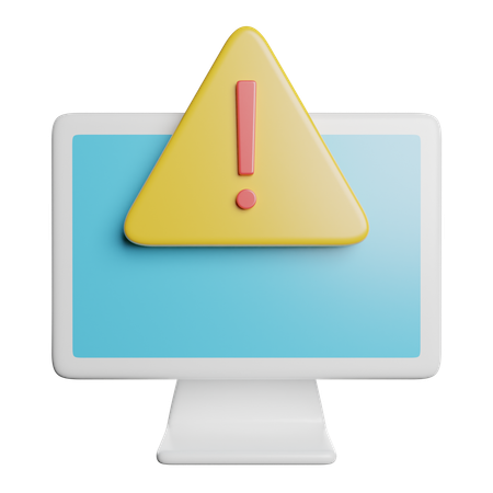 Monitor  3D Icon