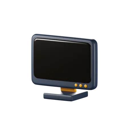 Monitor  3D Icon