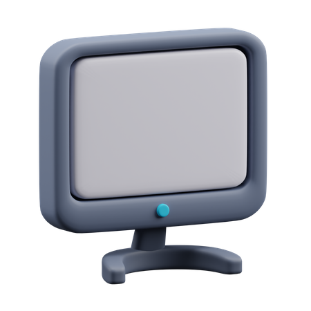 Monitor  3D Icon