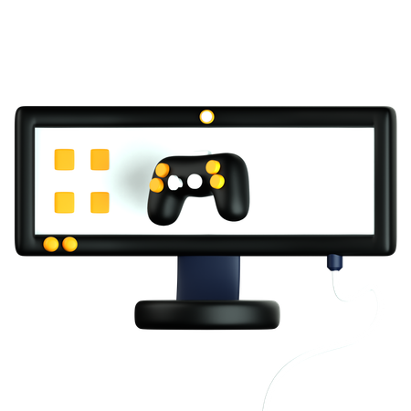 Monitor  3D Icon