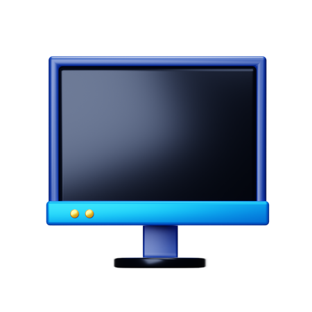 Monitor  3D Icon